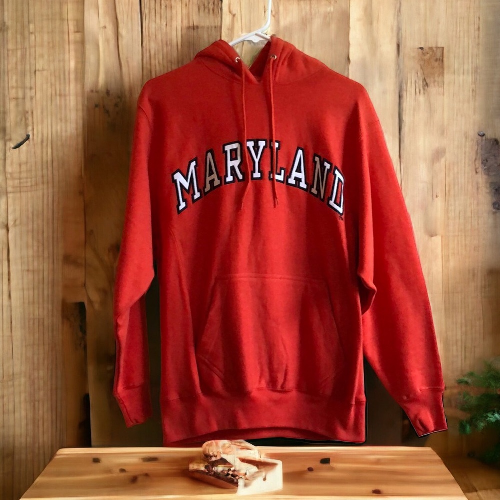 Steve and Barry’s Maryland orange sweatshirt hoodie men’s‎ size S